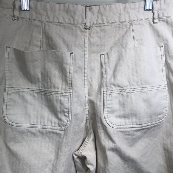 Free People cropped wide leg high waisted utility pants! - Picture 6 of 9